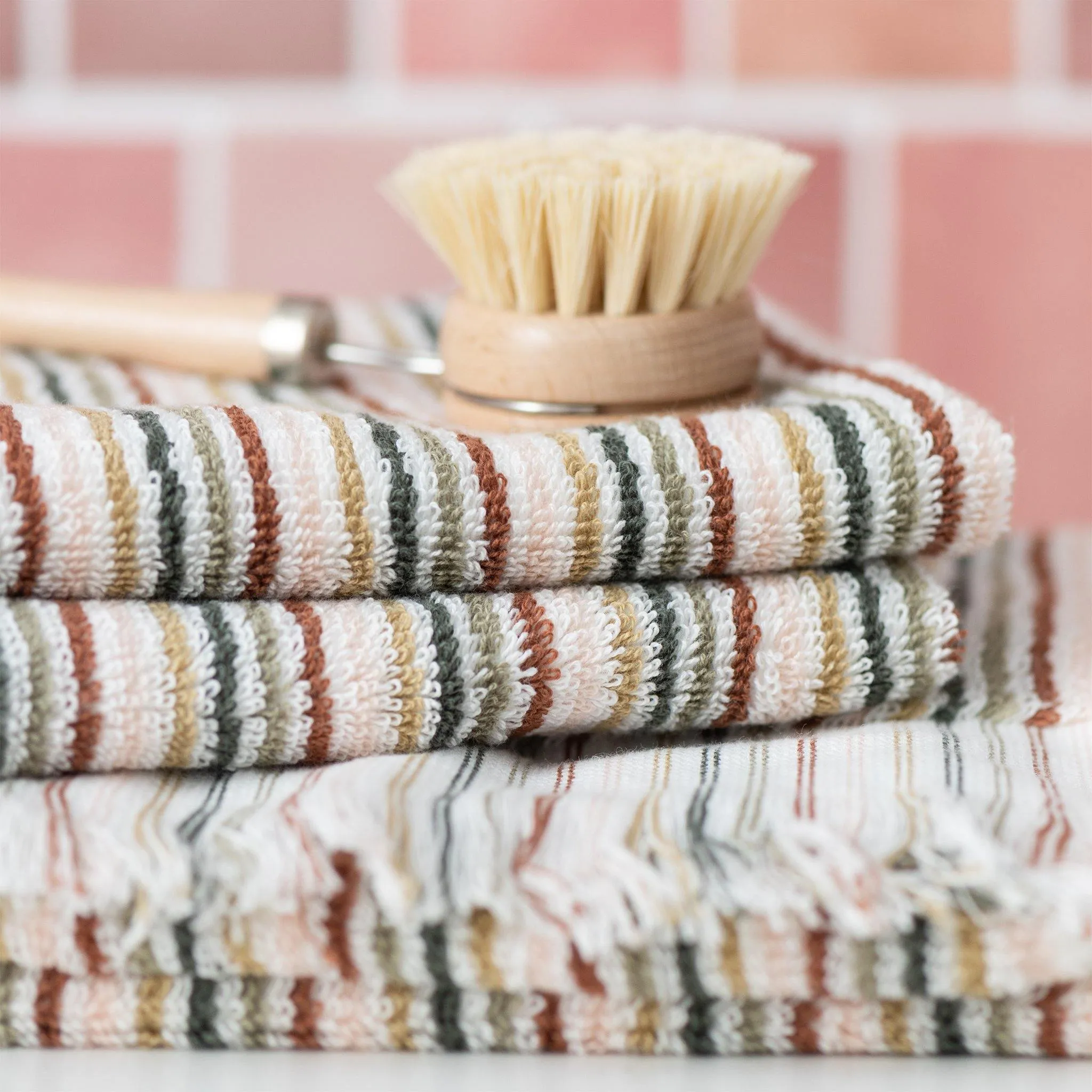 Alice Stripe Terry Hand Towel
