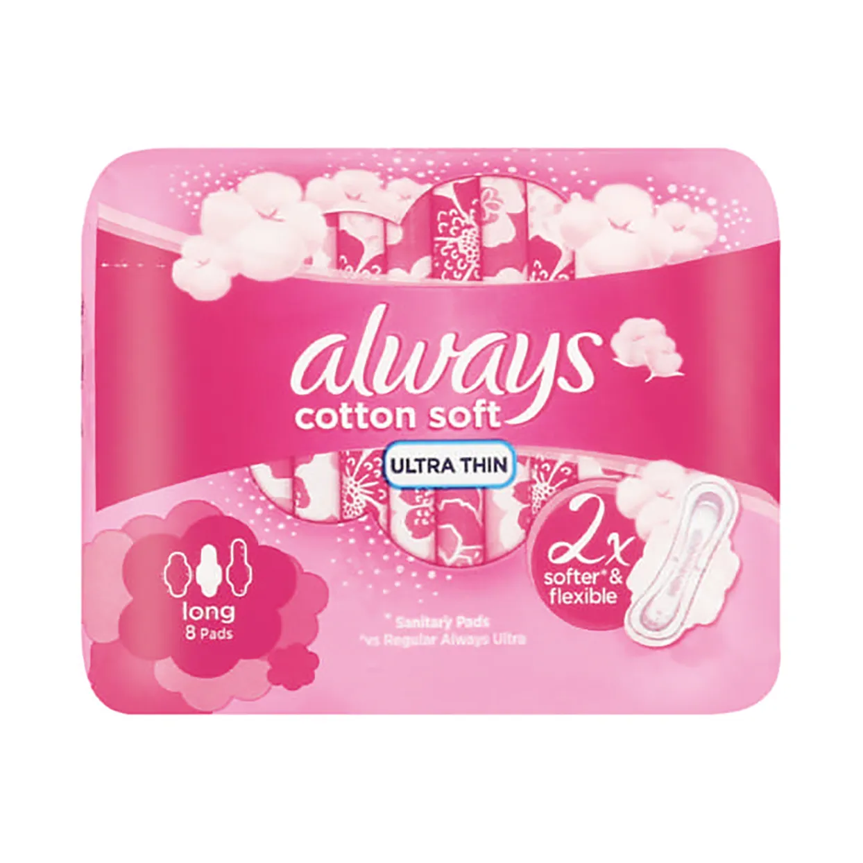 Always Cotton Soft Ultra Thin Long 8 Pads