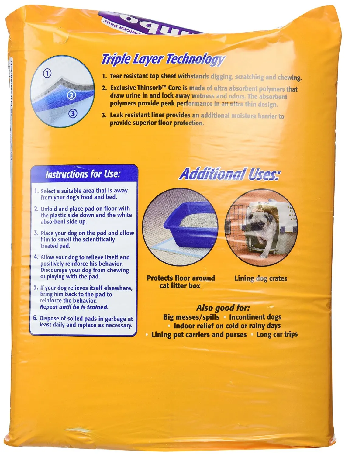 Arm & Hammer Extra large Floor Protection Dog Pads 36ct