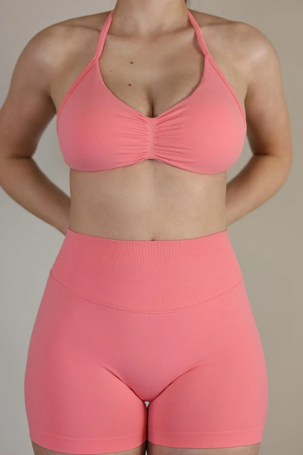 AUROLA Influence Strappy Bra Sports Bras for Women, Backless Padded Impact Strappy Bra Workout Gym Yoga with Removable Cups