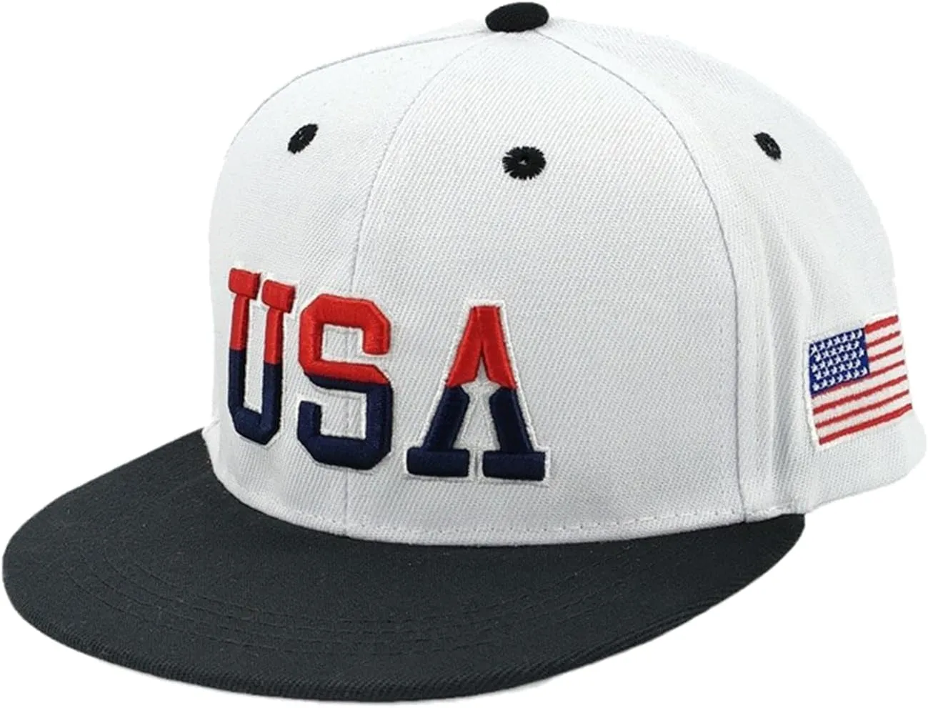 Baseball Cap Christmas Flat Brim Snapback Hat Men Women Hip Hop Cap Adjustable Trucker Hat for Adult Unisex