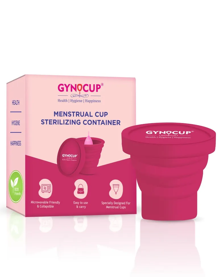 Collapsible Menstrual Cup Sterilizer | Kills 99% Of Germs In 2 Minutes | Microwave Friendly