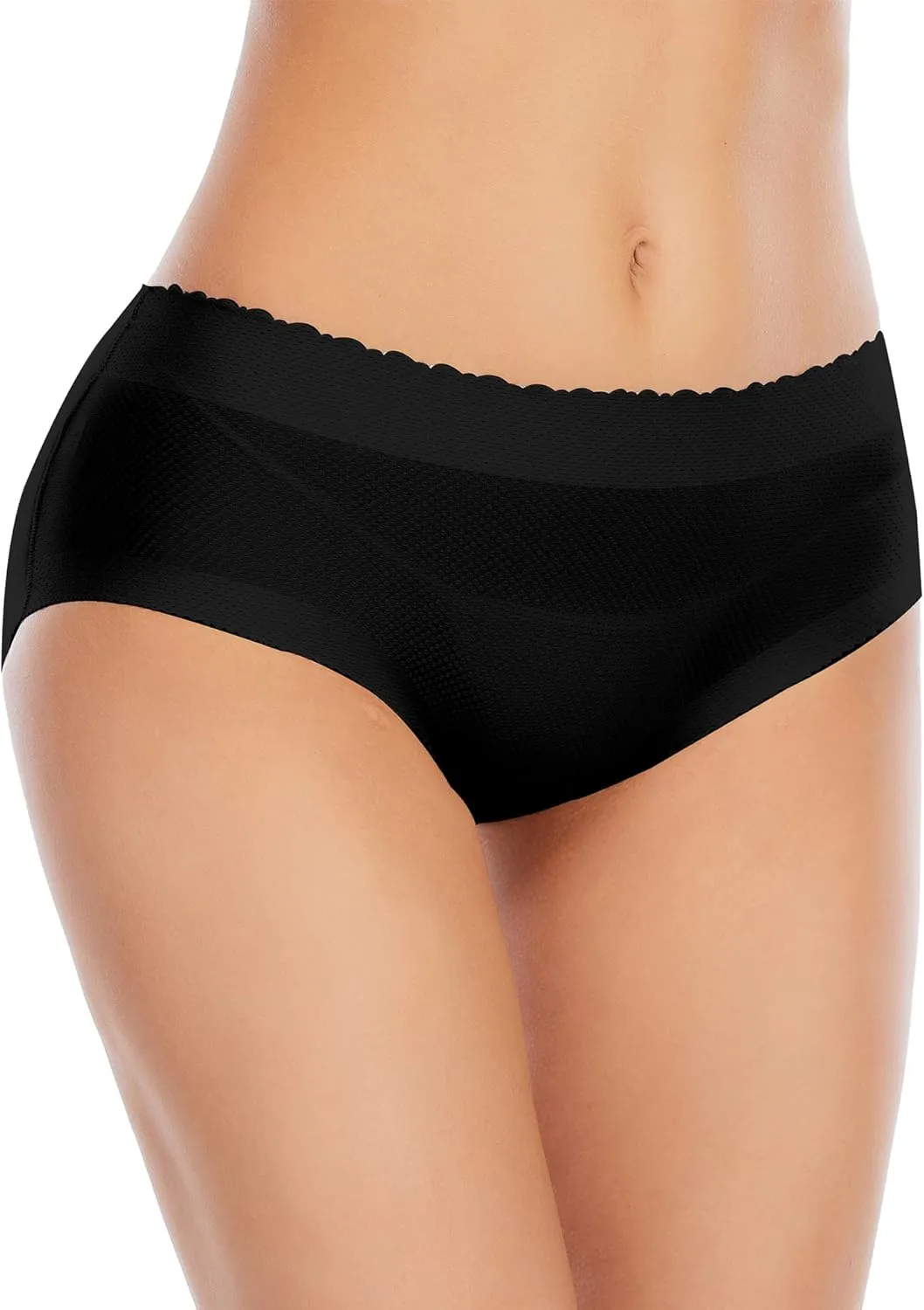 DERCA Butt Lifter Panties Padded Underwear for Women Seamless Booty Pads Hip Enhancer Panty