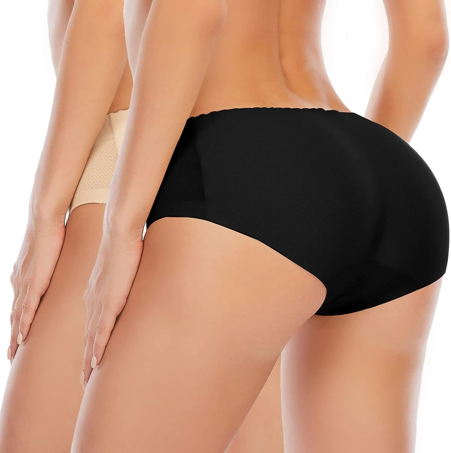 DERCA Butt Lifter Panties Padded Underwear for Women Seamless Booty Pads Hip Enhancer Panty