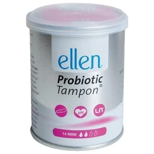 ELLEN Probiotic, lactic acid bacteria, Tampon mini