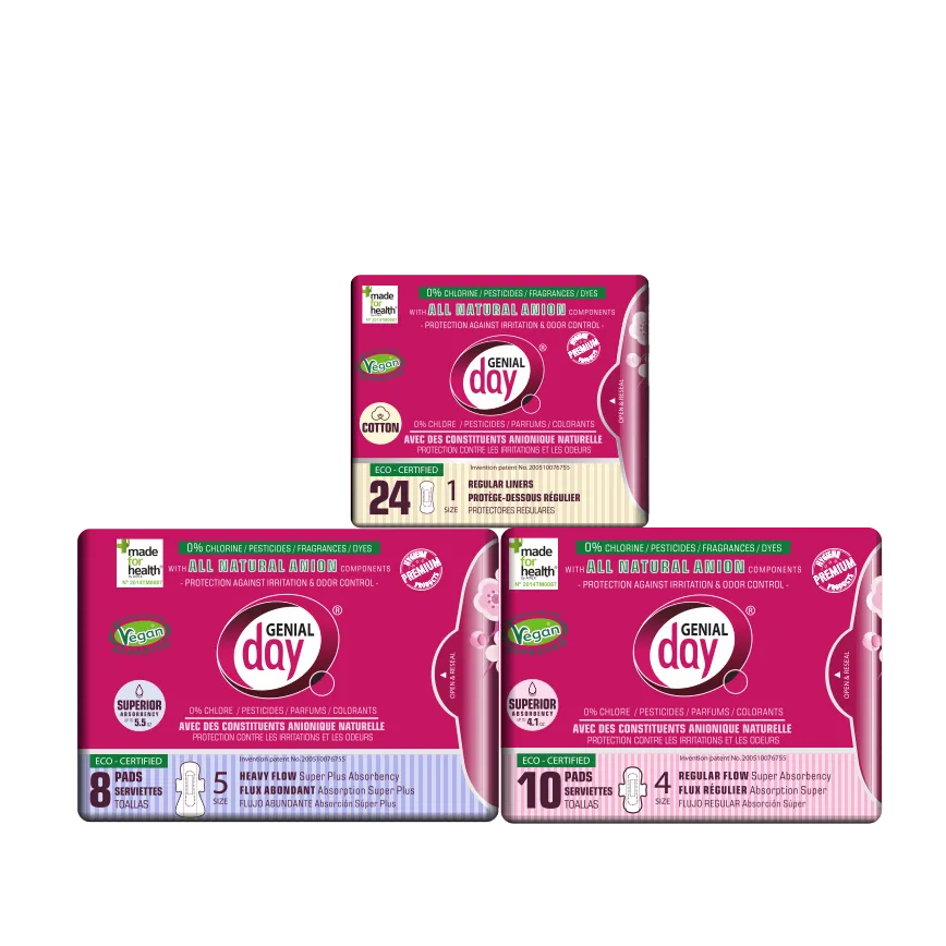 Genial Day Liners & Pads TOP trio (kit)