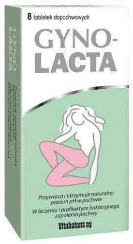 Gynolacta x 8 vaginal tablets