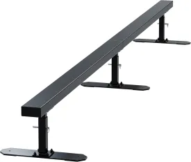 HECASA Skateboard Grind Rail Skate Rail 6' Adjustable Flat Bar Portable Extendable Square Bar for Beginners Skateboards, BMX Bikes, Scooters, Roller Blades