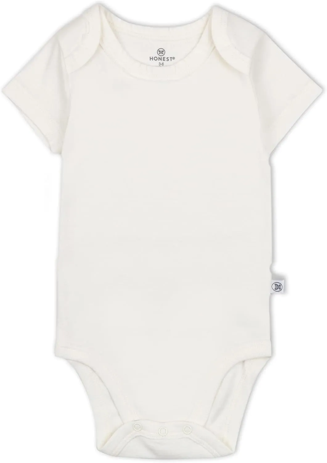 HonestBaby 5-pack Short Sleeve Bodysuits One-piece 100% Organic Cotton for Infant Baby Boys