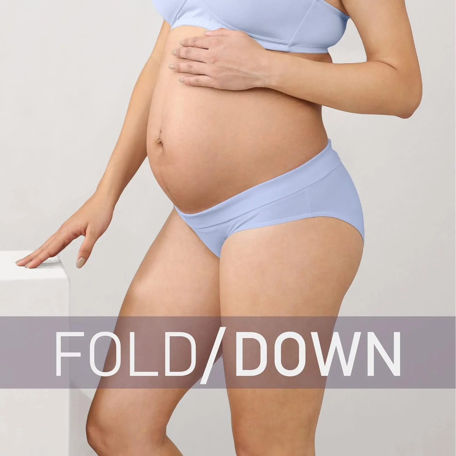 Intimate Portal Maternity Underwear | Pregnancy Postpartum Panties | Foldable Briefs Under the Bump