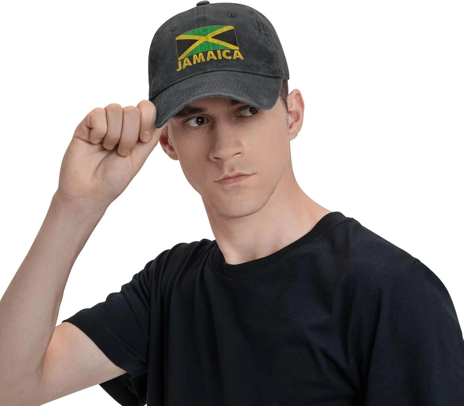 Jamaica Flag Baseball Cap, Adjustable Jamaica Jamaican Baseball Hat Golf Dad Hat for Men Women