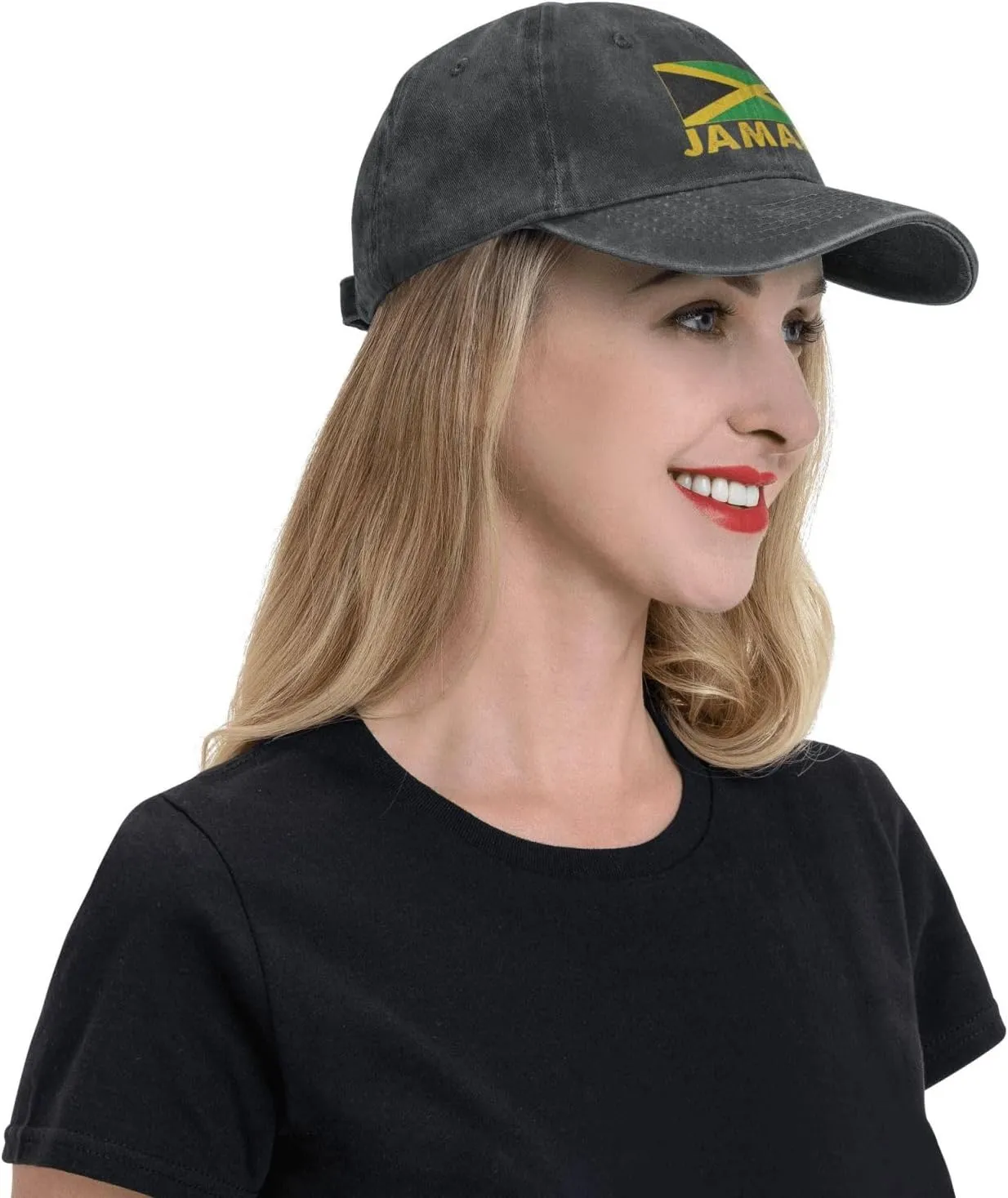 Jamaica Flag Baseball Cap, Adjustable Jamaica Jamaican Baseball Hat Golf Dad Hat for Men Women