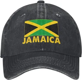 Jamaica Flag Baseball Cap, Adjustable Jamaica Jamaican Baseball Hat Golf Dad Hat for Men Women