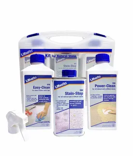 Lithofin Care Kit With Sealer For Natural Stone - BE