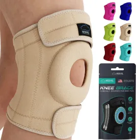 Modvel ELITE Knee Brace for Men & Women  Patella Gel Pads & Side Stabilizers for ACL, Meniscus Tear, Arthritis & Injury Recovery  Maximum Support for Running, Sports & Joint Pain Relief