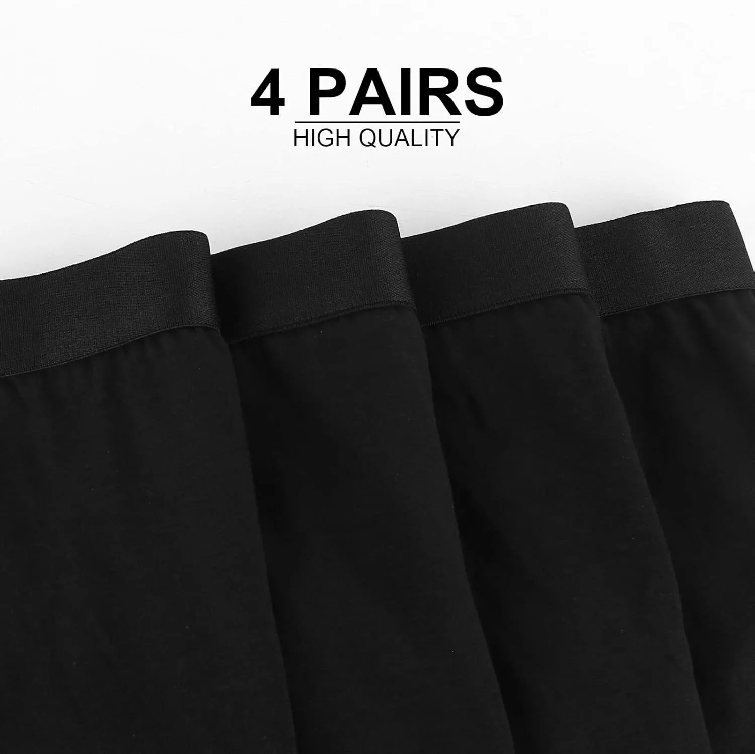 Natural Feelings Mens Underwear Boxer Briefs Pouch Trunks Underwear for Men 1.5" No Fly Boxer Trunks 4-Pack