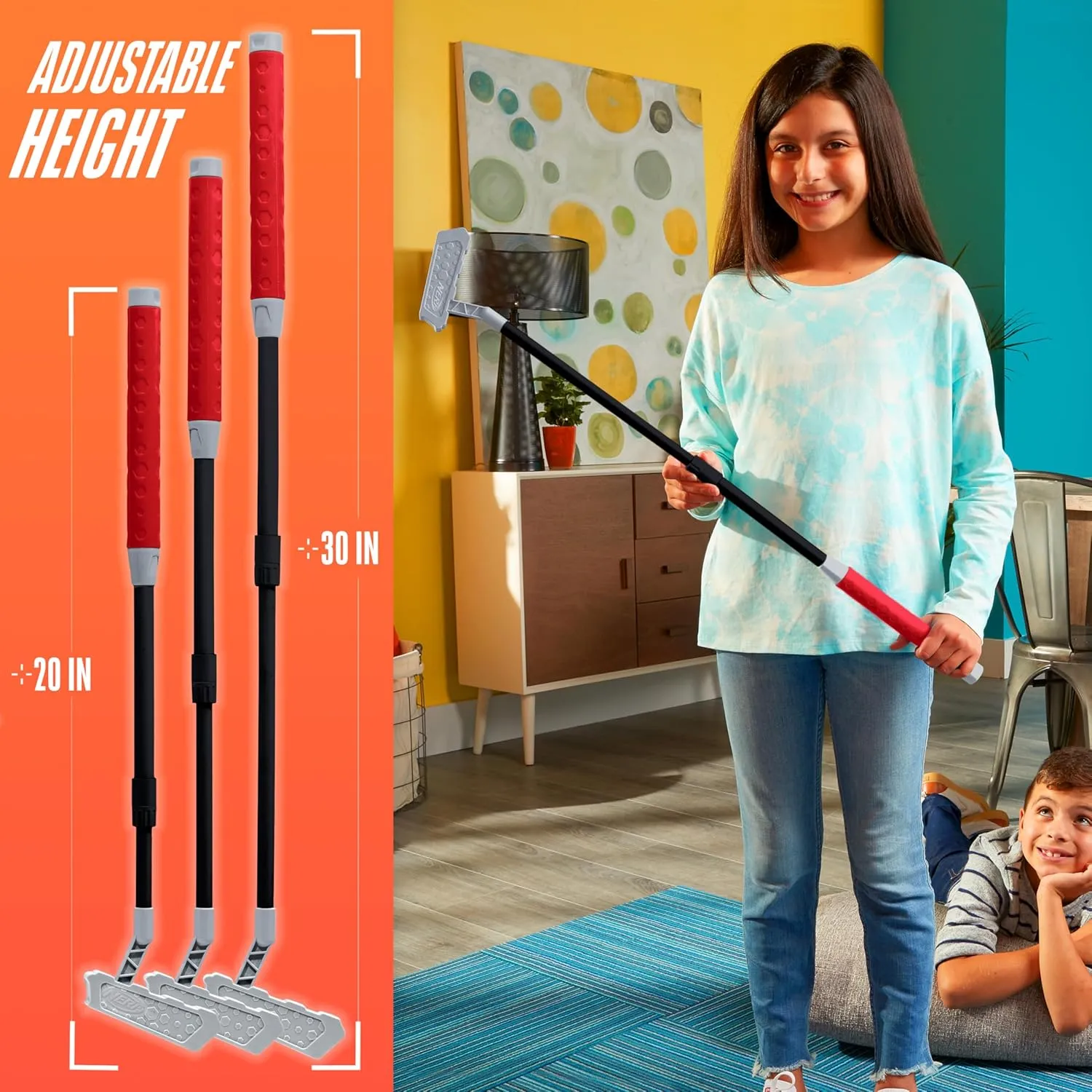 NERF Trick Shot Golf Set - Indoor   Outdoor Putting Trick Shot Kids Golf Set - Includes Putter, Balls, Ramp   Cups - All-in-One Toy for Kids