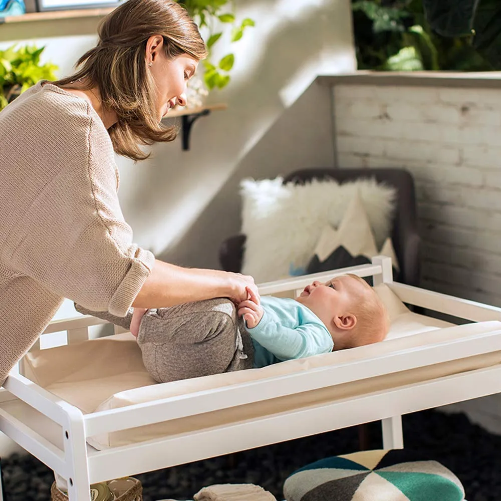 Organic Contoured Changing Pad for Changing Table 2-Sided, Changing Pad Cover Sold Separately