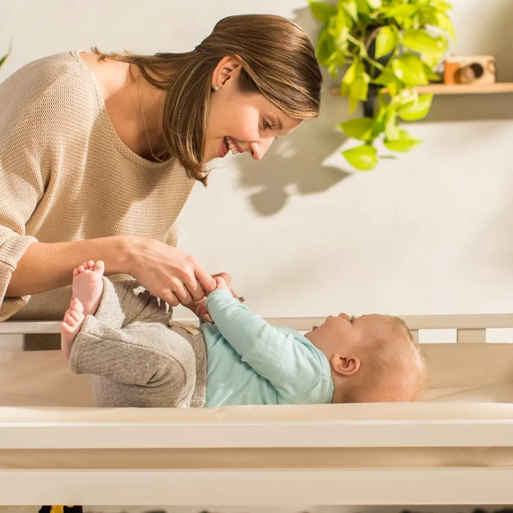 Organic Contoured Changing Pad for Changing Table 2-Sided, Changing Pad Cover Sold Separately
