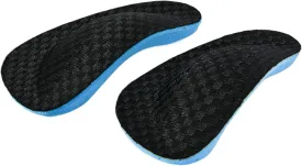 Orthopedic Insoles - Flat Feet Insoles, Half-Size Arch Support Cushion | Arch Support Inserts Flat Feet, Plantar Inserts Soft and Comfortable Flat Foot Corrector, Heel Pads for Work Boots, Shoes