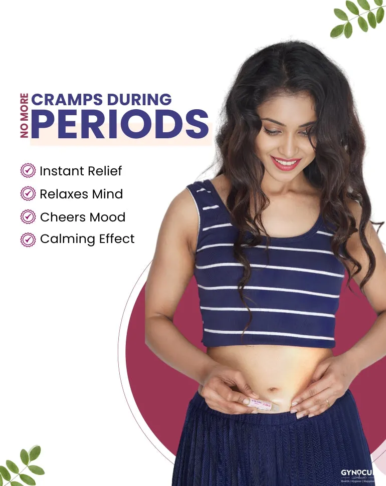 Pack Of 2 Gynocup Menstrual Cup (Free Cramp Relief Roll On)