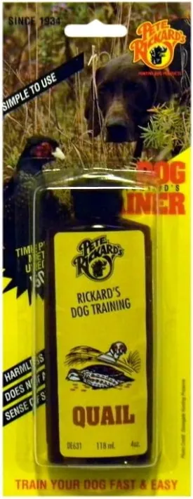 Pete Rickard's Quail Dog Training Scent