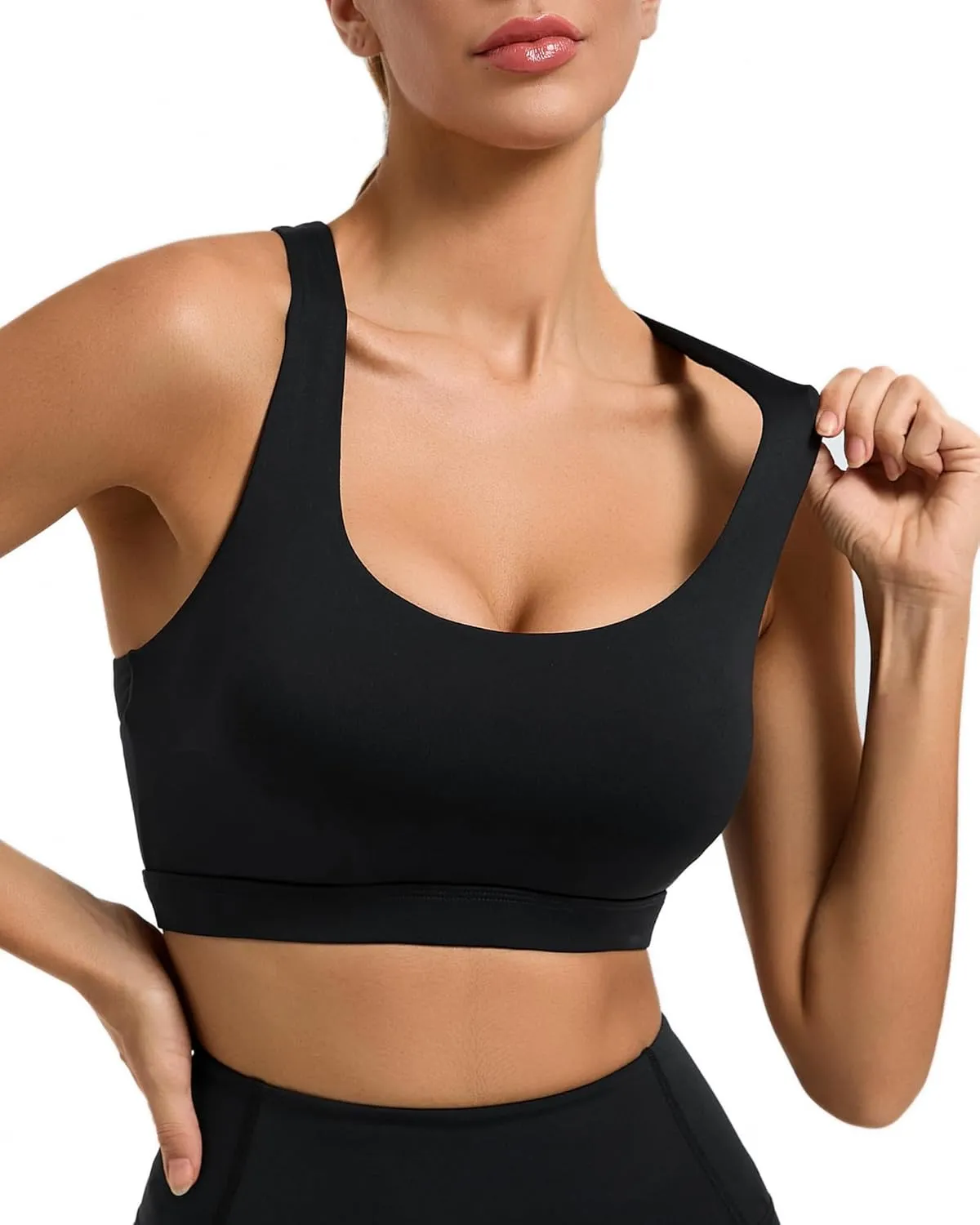 RUNNING GIRL High Impact Sports Bras for Women High Support Womens Sports Bra Racerback Workout Running Bra