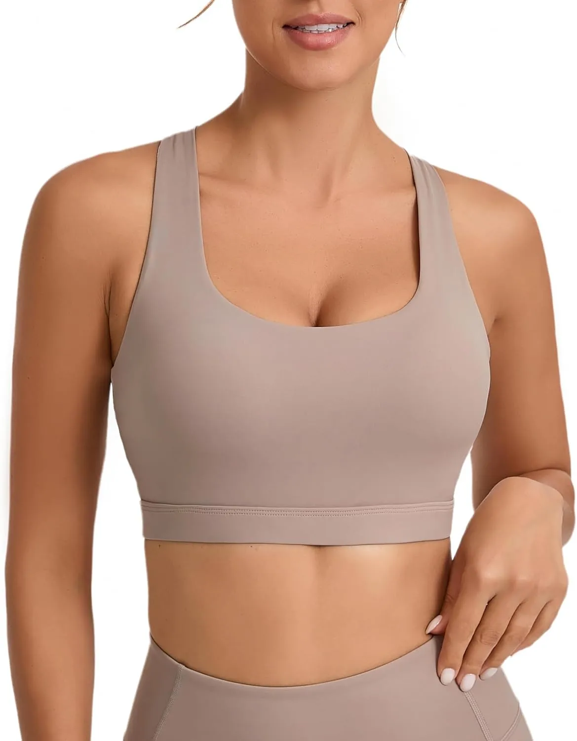 RUNNING GIRL High Impact Sports Bras for Women High Support Womens Sports Bra Racerback Workout Running Bra
