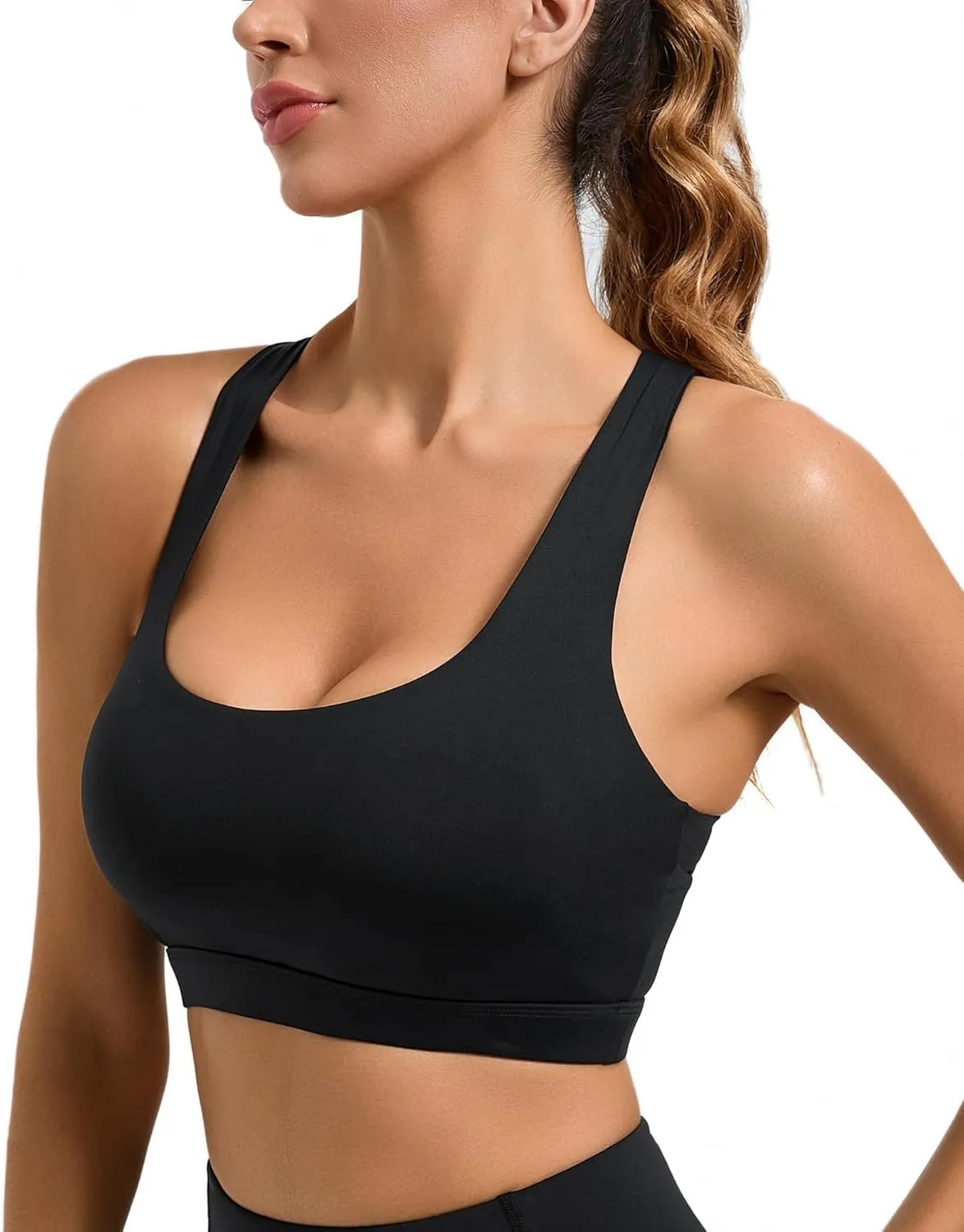 RUNNING GIRL High Impact Sports Bras for Women High Support Womens Sports Bra Racerback Workout Running Bra