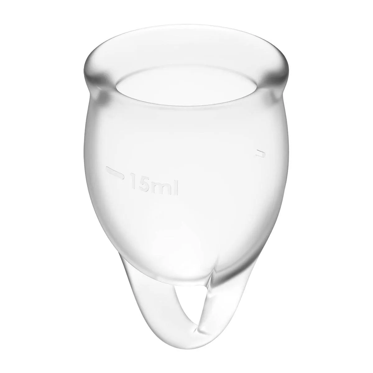 Satisfyer Feel Confident Menstrual Cups Clear