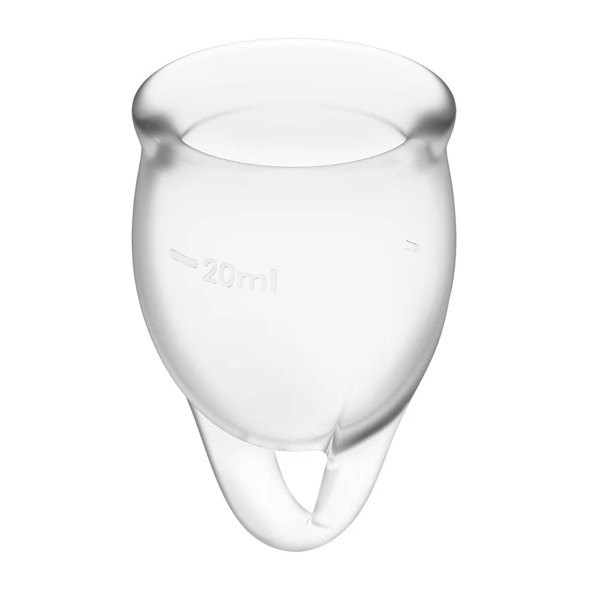 Satisfyer Feel Confident Menstrual Cups Clear
