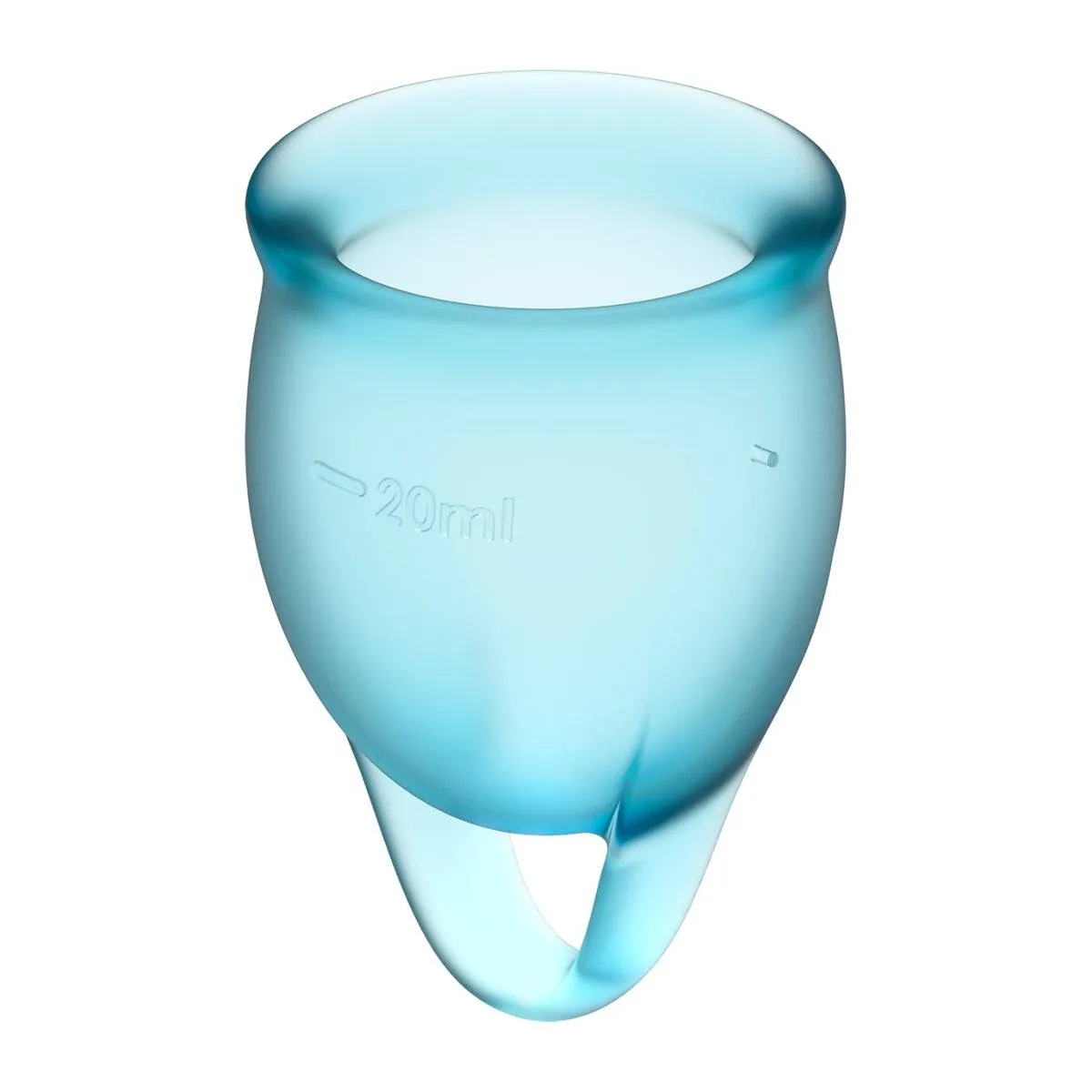 Satisfyer Feel Confident Menstrual Cups Light Blue
