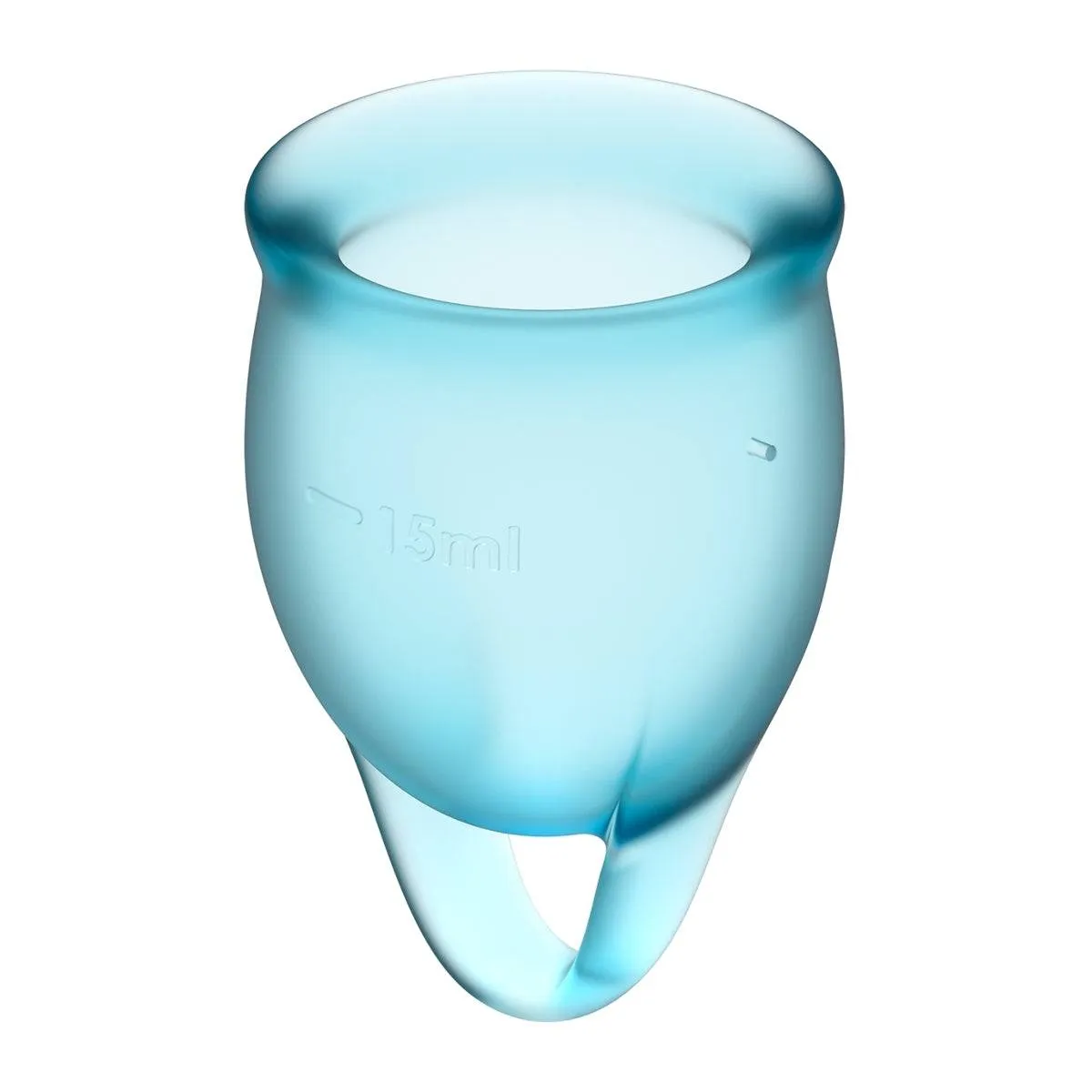 Satisfyer Feel Confident Menstrual Cups Light Blue