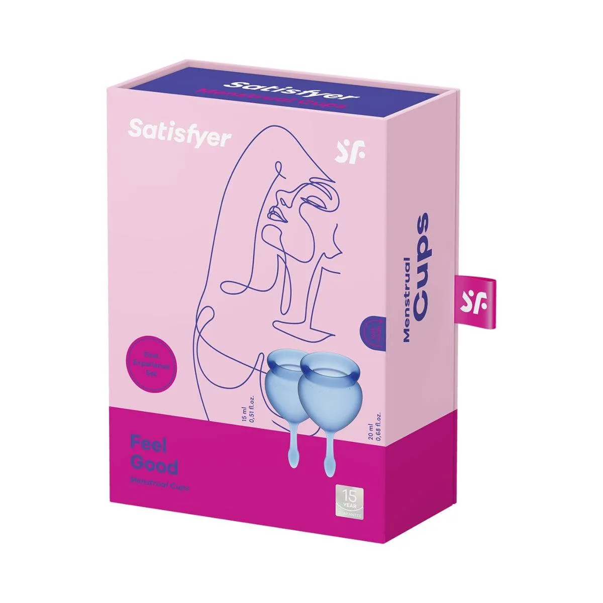 Satisfyer Feel Good Menstrual Cups Deep Blue