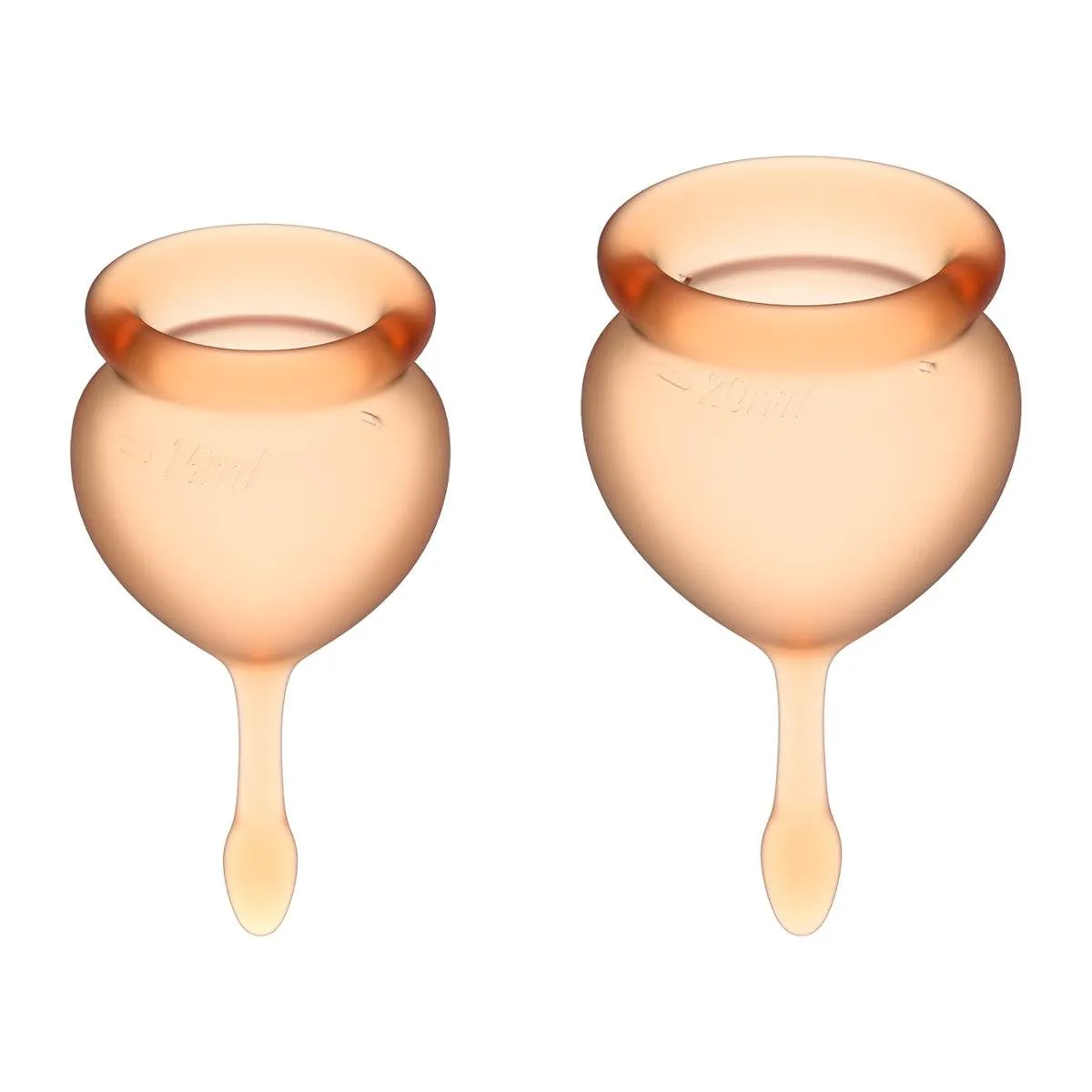 Satisfyer Feel Good Menstrual Cups Orange