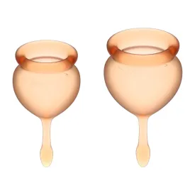 Satisfyer Feel Good Menstrual Cups Orange