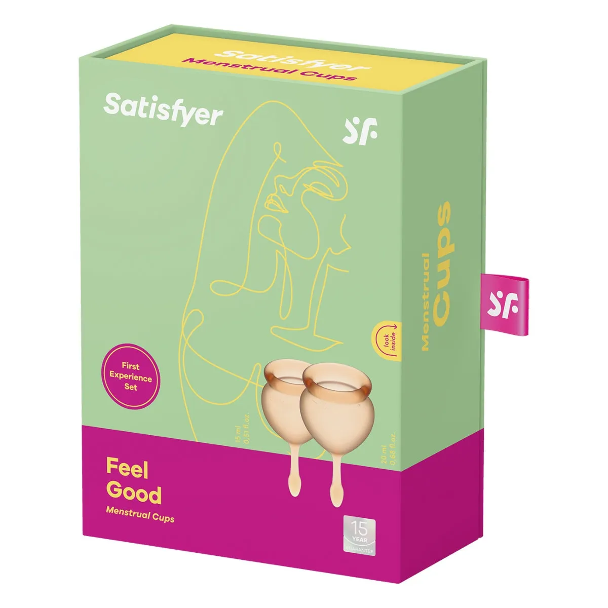 Satisfyer Feel Good Menstrual Cups Orange