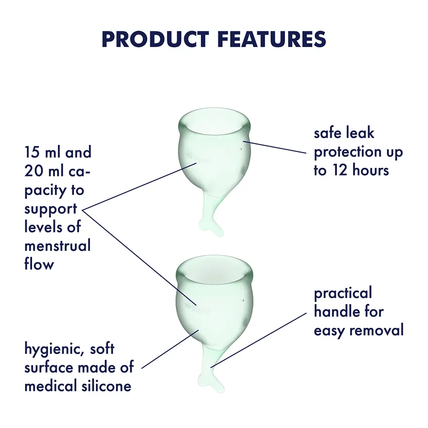 Satisfyer - Feel Secure Menstrual Cup Set
