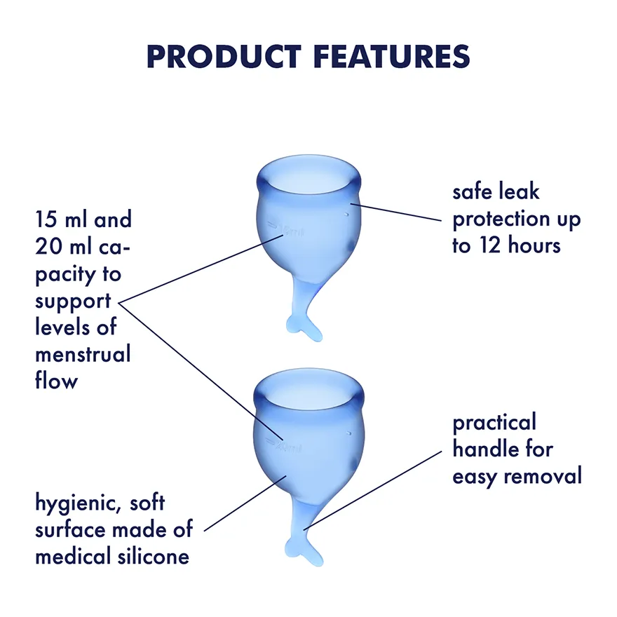 Satisfyer - Feel Secure Menstrual Cup Set