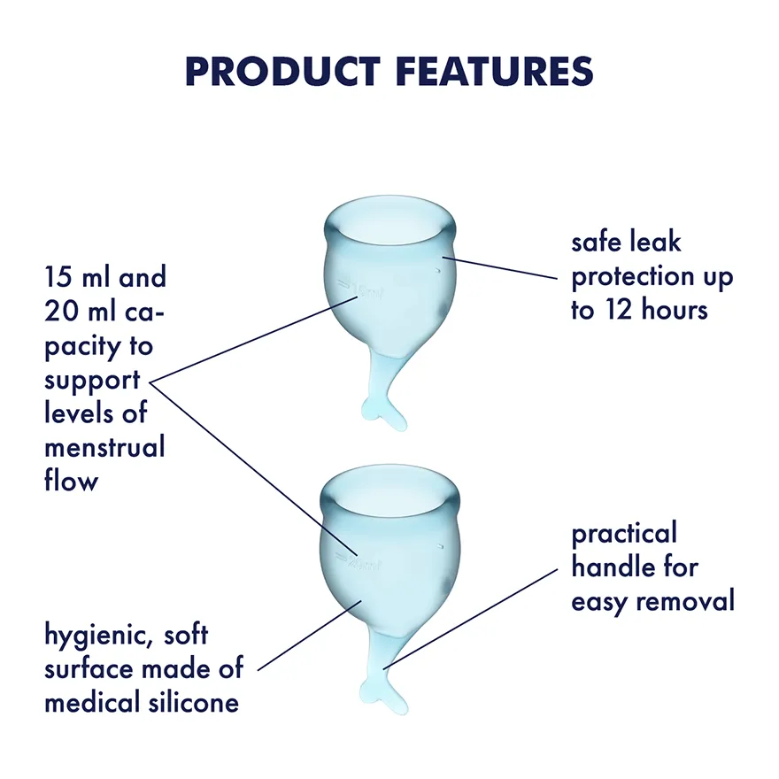 Satisfyer - Feel Secure Menstrual Cup Set