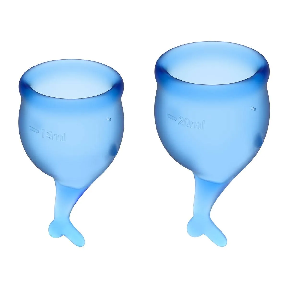Satisfyer Feel Secure Menstrual Cups Deep Blue