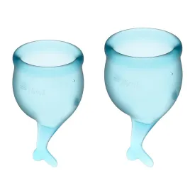 Satisfyer Feel Secure Menstrual Cups Light Blue