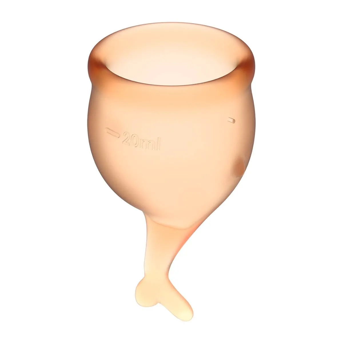 Satisfyer Feel Secure Menstrual Cups Orange