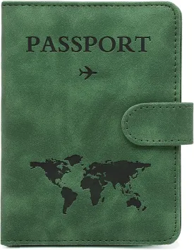 Sizobi Passport Holder Covers Case, RFID Blocking Passport Holder for Travel Essentials, Leather International Travel Must Haves Travel Accessories for Women Men, Cruise Ship Essentials, Travel Gifts