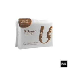 UUCare Cool Tech Antibacterial Day 280mm 10 pads